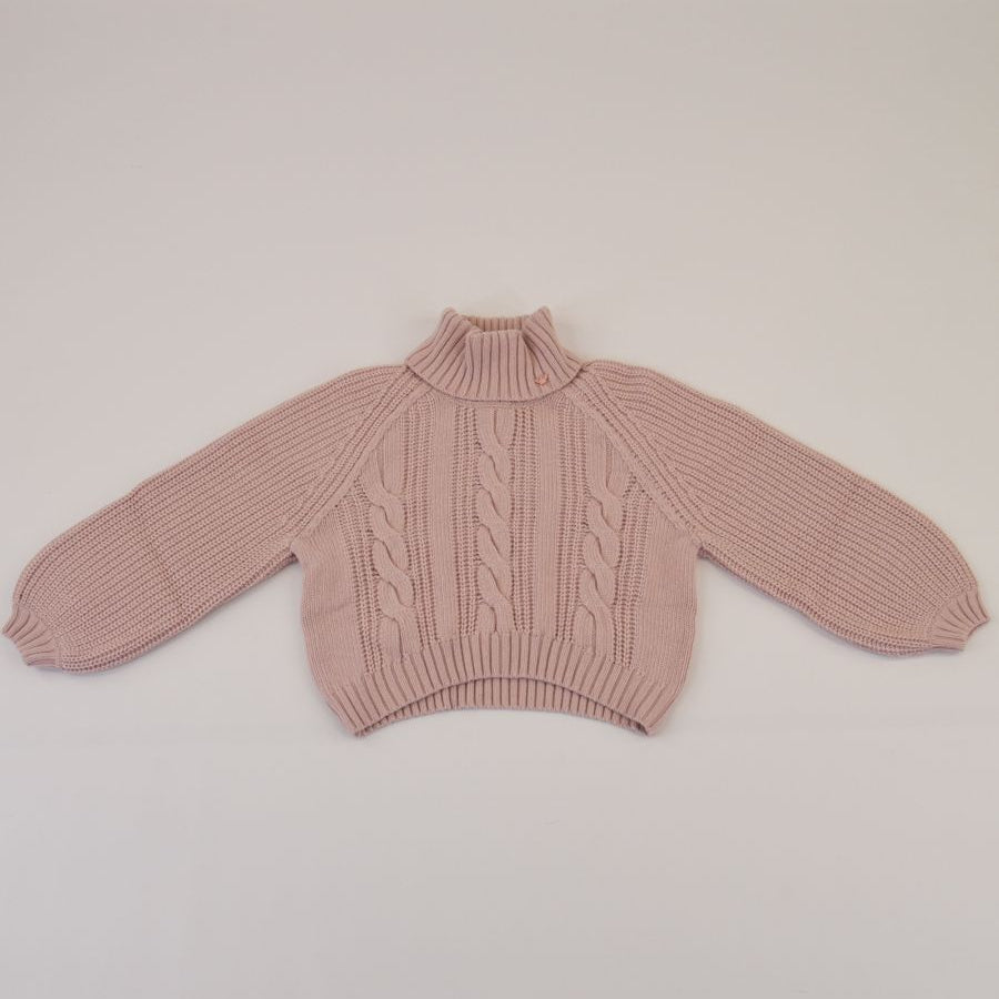 Armani Braided Turtleneck Sweater