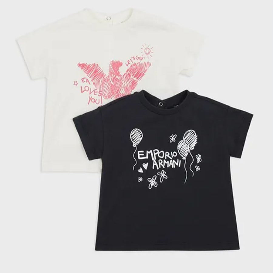 Armani Printed Bipack T-shirts