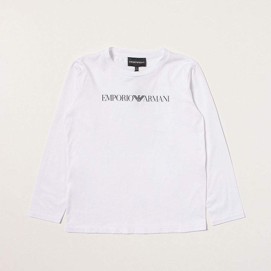 Armani Jersey T-shirt with Brand Logo