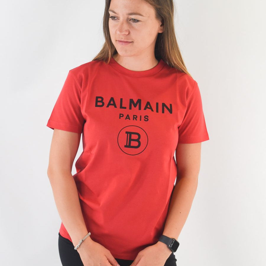 Balmain T-shirt with Logo Print