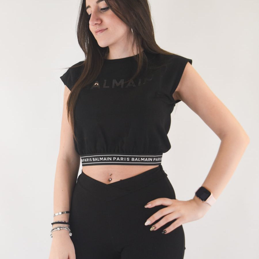 Balmain Sweatshirt with Embossed Print