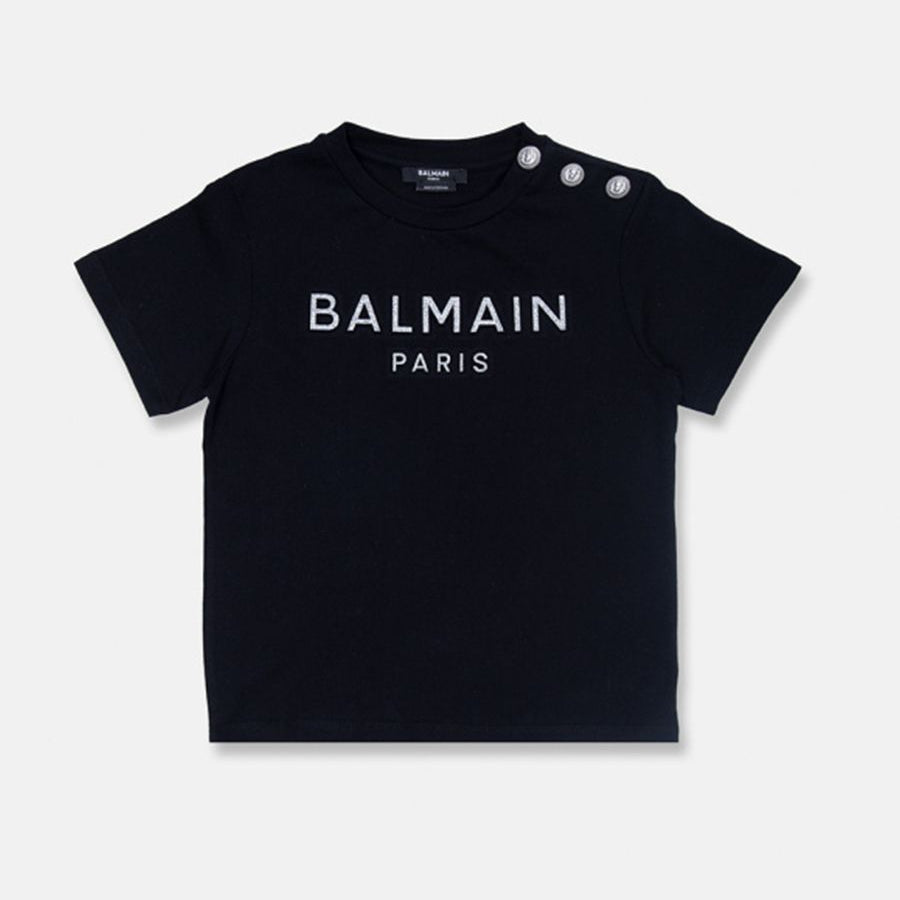 Balmain T-shirt with Logo Patch