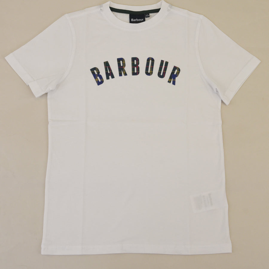 Barbour Short Sleeve T-Shirt with Front Logo Print