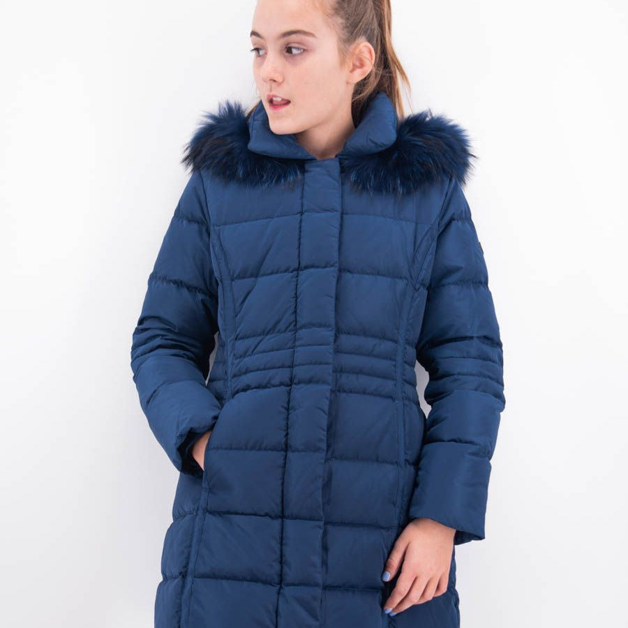 Canadiens Long Windproof and Rainproof Down Jacket