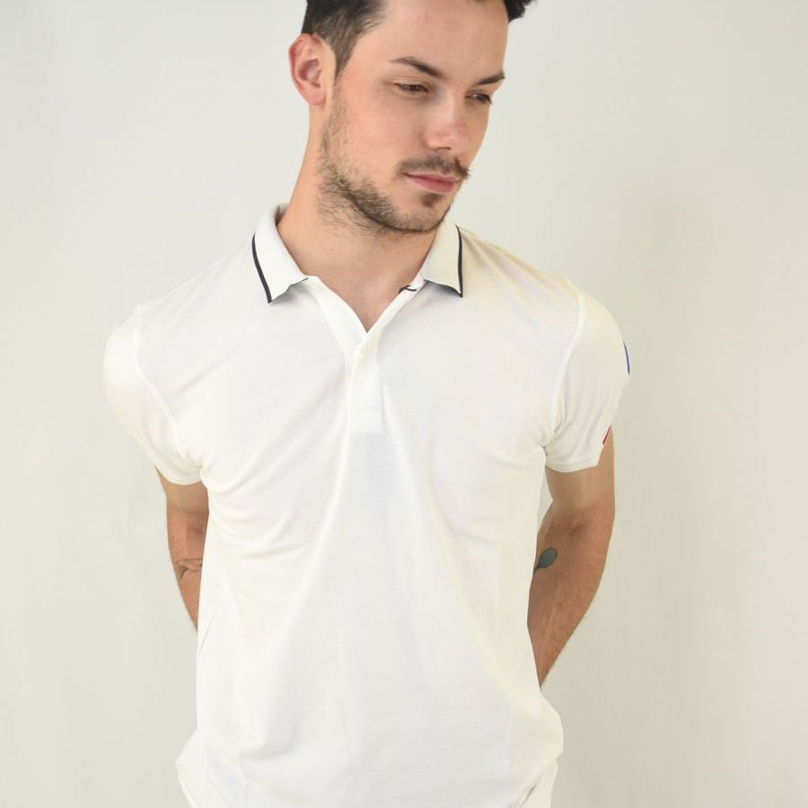 Colmar Short Sleeve Polo Shirt with Logo on the Shoulder