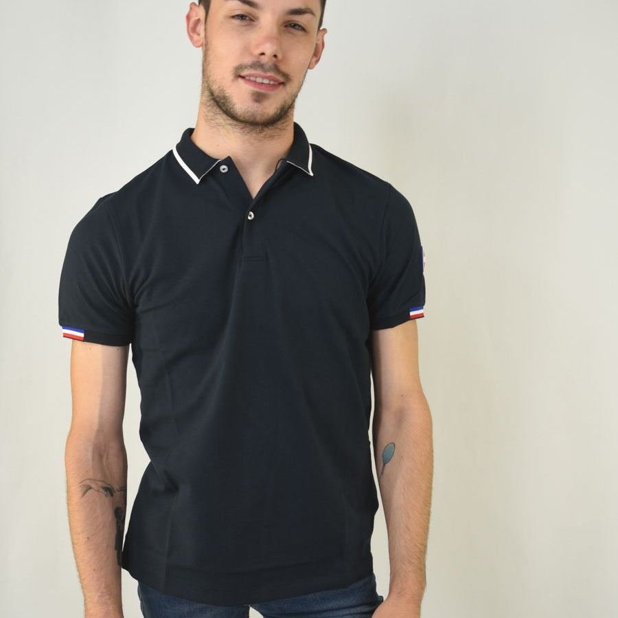 Colmar Short Sleeve Polo Shirt with Logo on the Shoulder