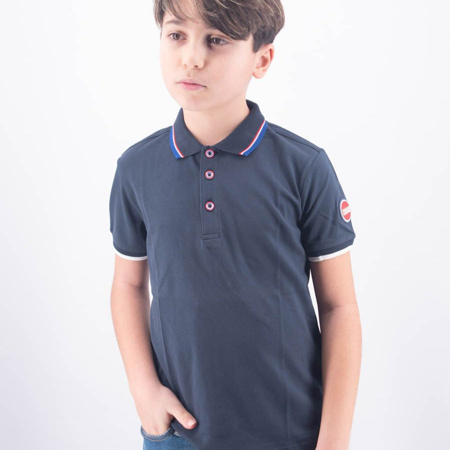 Colmar Short Sleeve Polo Shirt with Two-Tone Collar