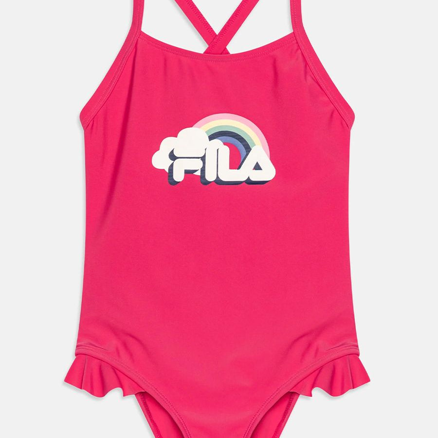 Rainbow Solid Color Swimsuit Row