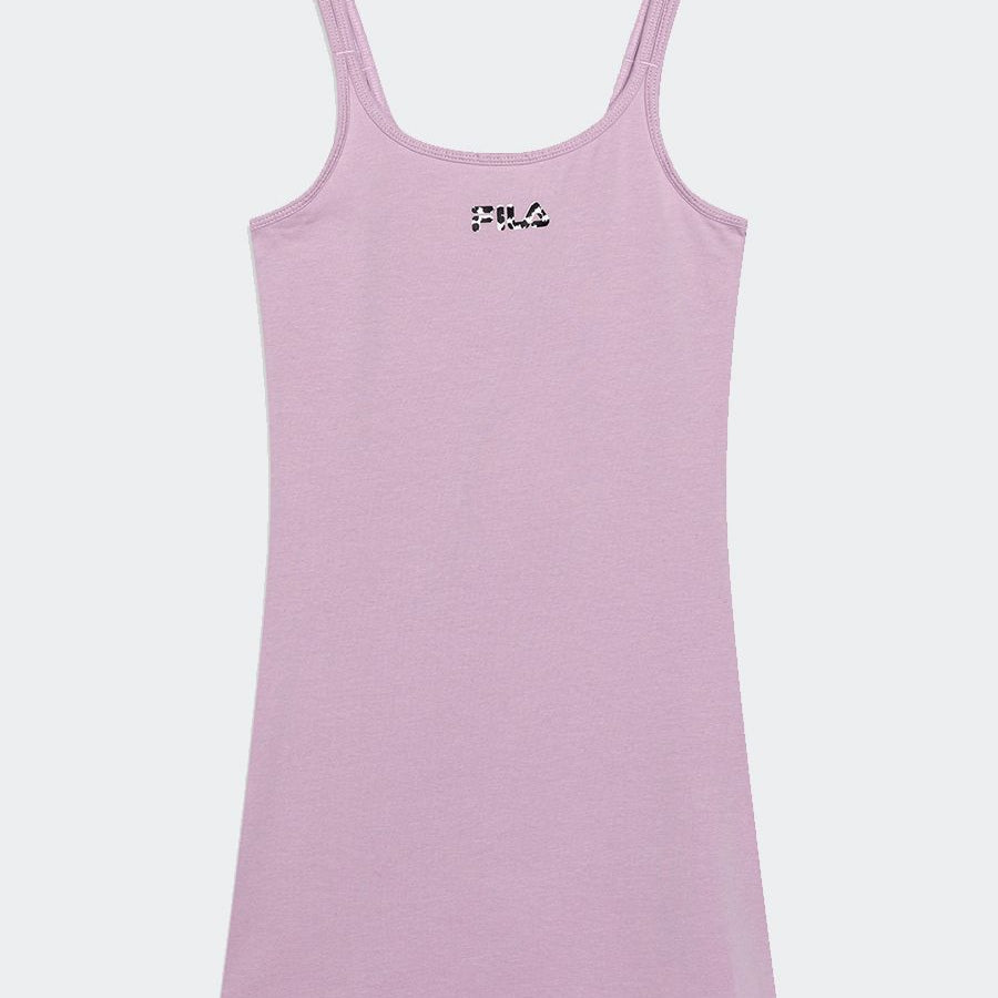 Row Printed Tank Dress