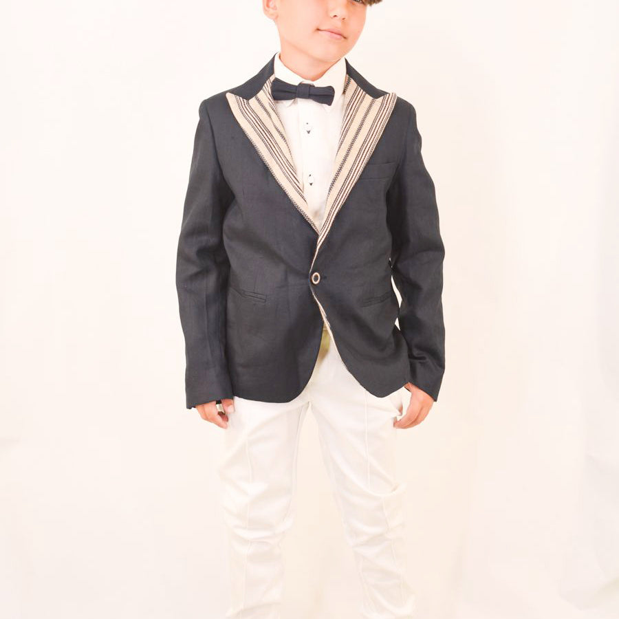 Hero Elegant Sail Boat Bis Jacket Shirt Pants White