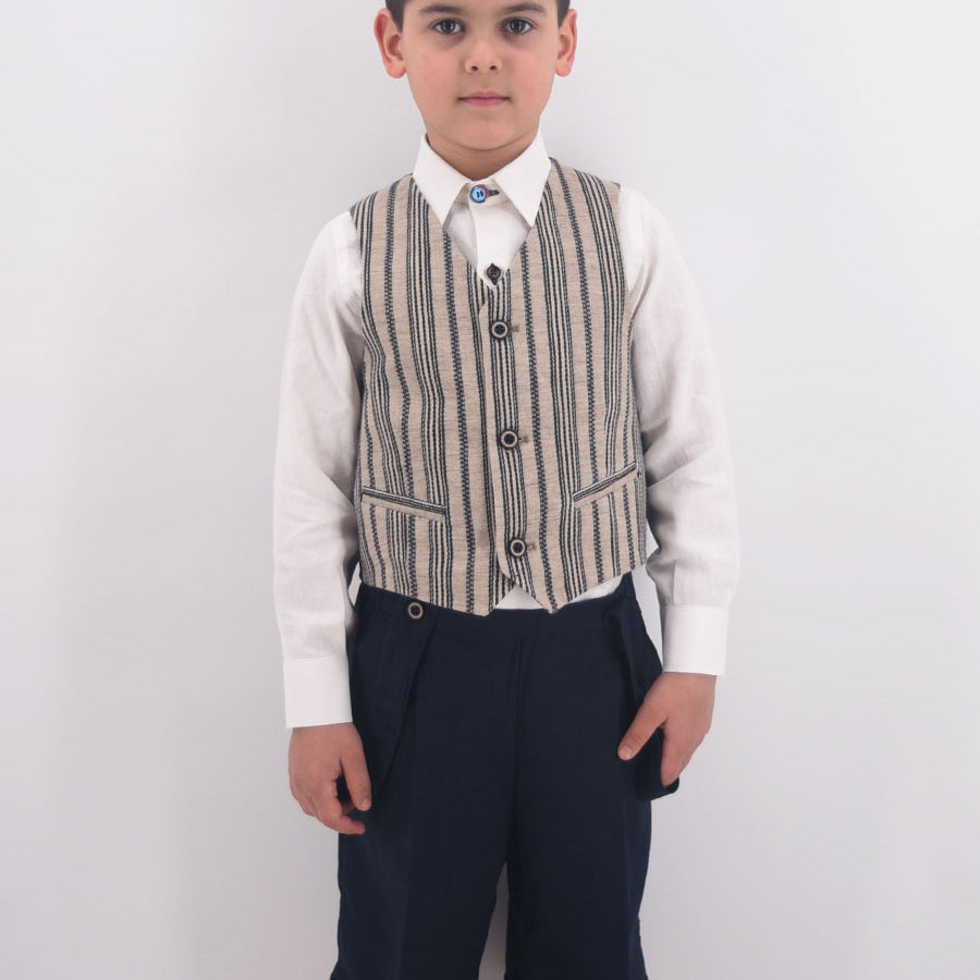 Hero Elegant Pagetto Sail Boat Vest Shirt Bermuda