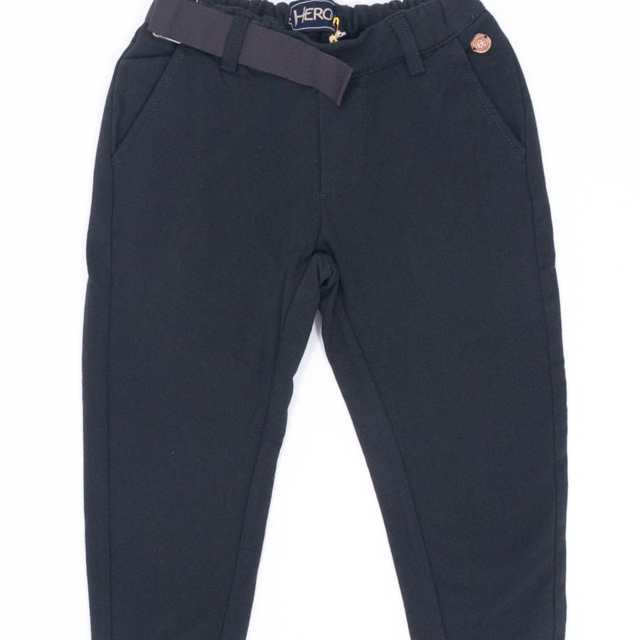 Hero Boy's Drawstring Straight Leg Trousers with Insert