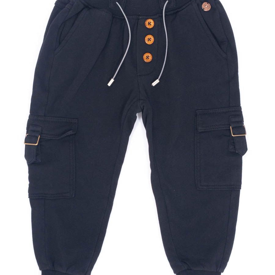 Hero Boy's Cargo Pants with Highlighted Buttons