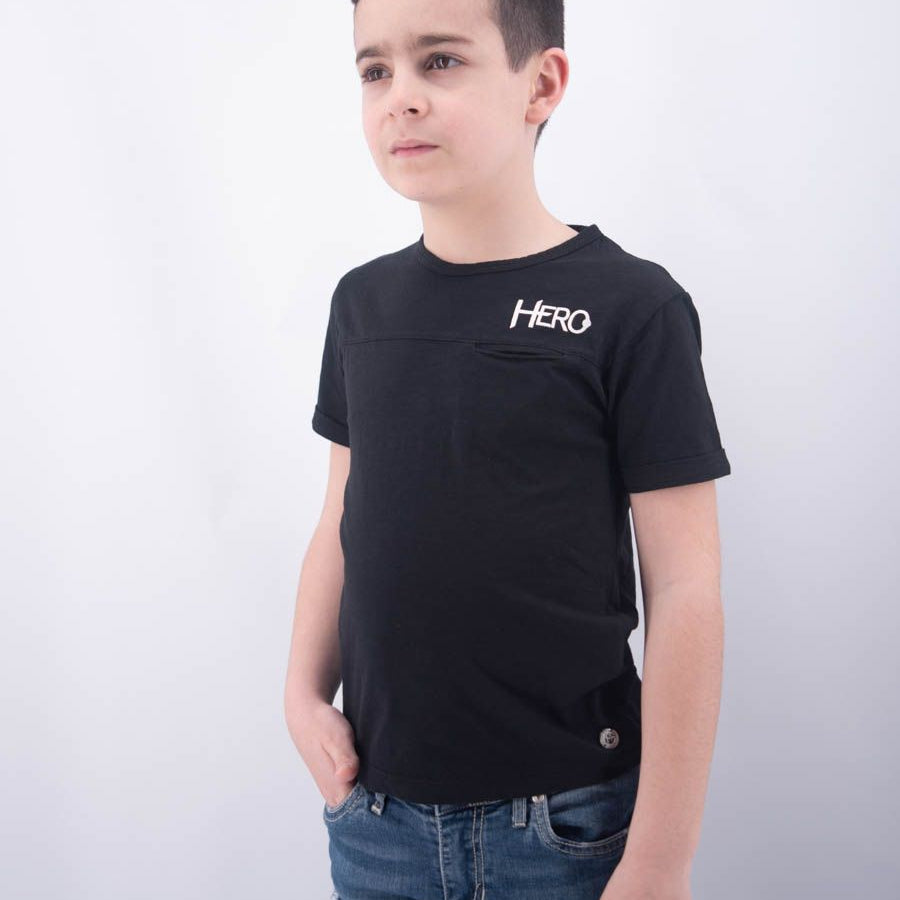 Hero T-shirt Slub Jersey Gd C/embroidery Boy