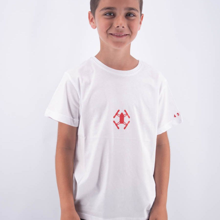 Hero T-shirt Over Fit Short Sleeve Space Print Embroidery Leet