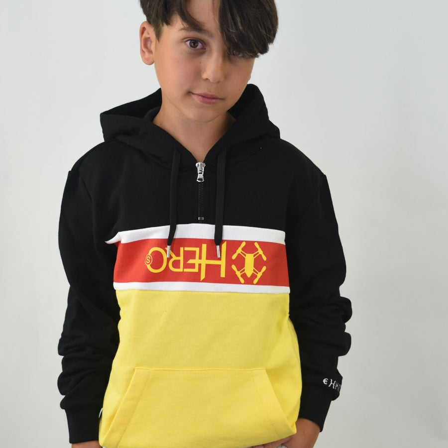 Hero Hoodie Embroidery Leet Print Inverter