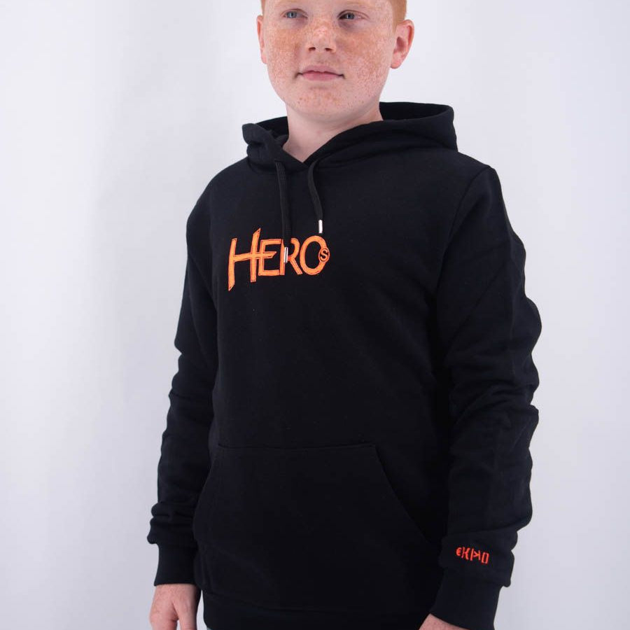 Hero Hoodie Embroidery Leet Drone Print