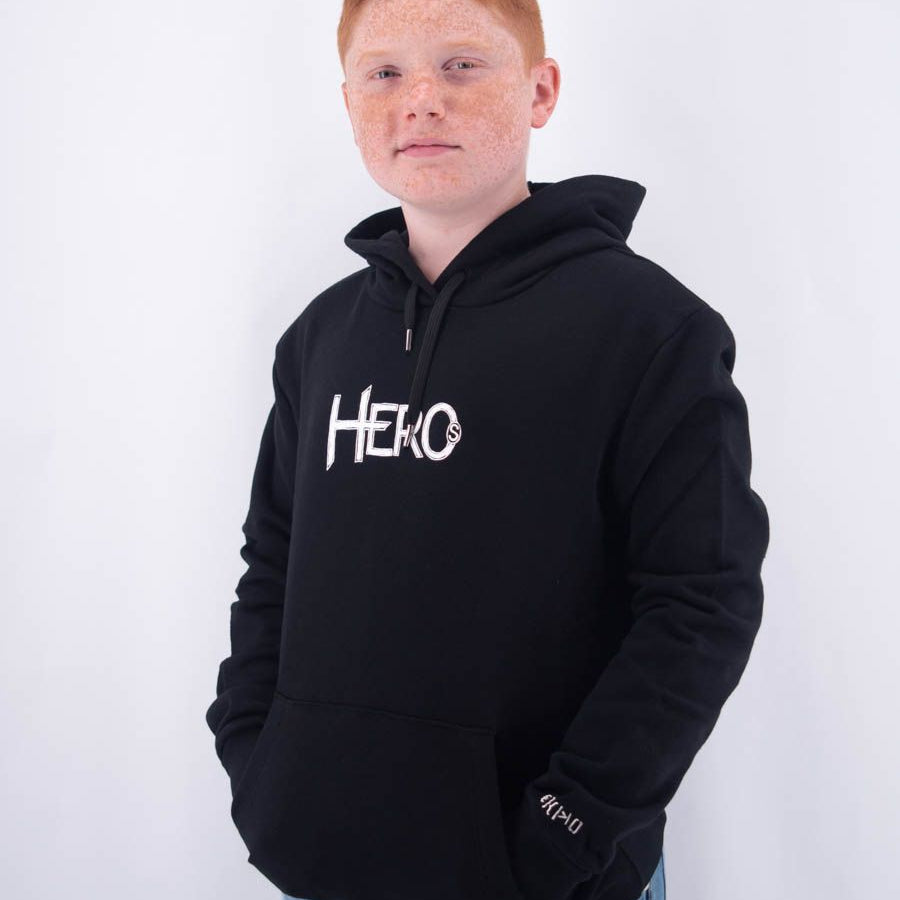 Hero Hoodie Embroidery Leet Drone Print