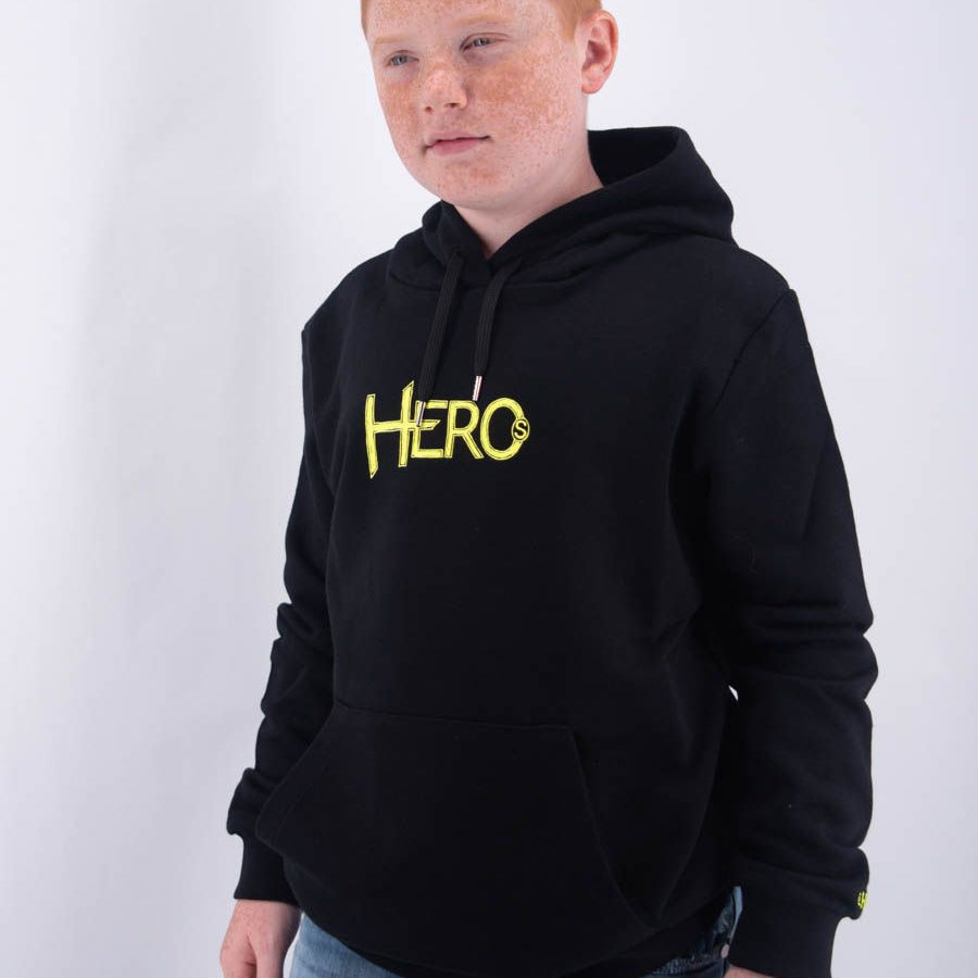 Hero Hoodie Embroidery Leet Drone Print