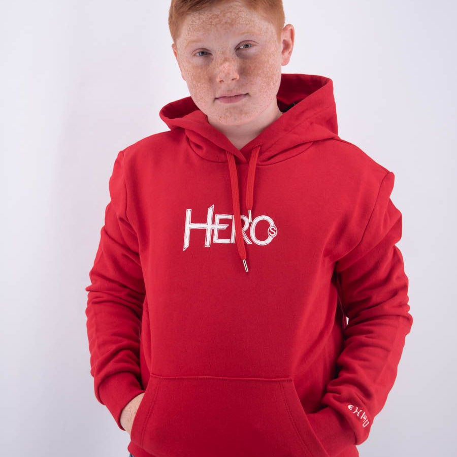 Hero Hoodie Embroidery Leet Drone Print