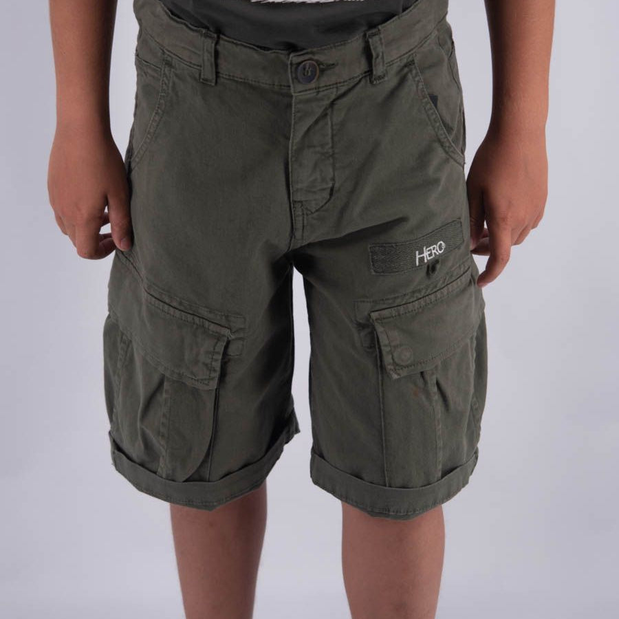 Hero Bermuda Cargo Embroidery Leet Print Logo