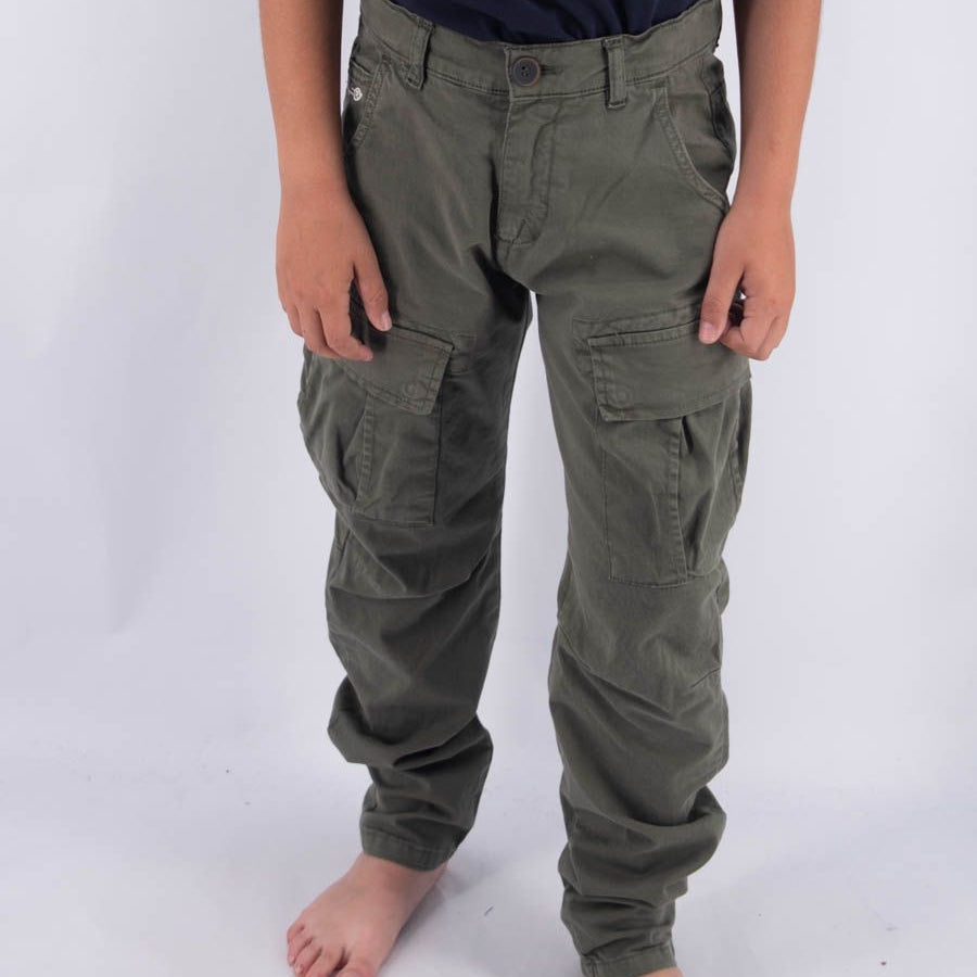LEET EMBROIDERED HERO CARGO PANTS WITH ASTRONAUT YOGA PRINT POCKET APPLICATION