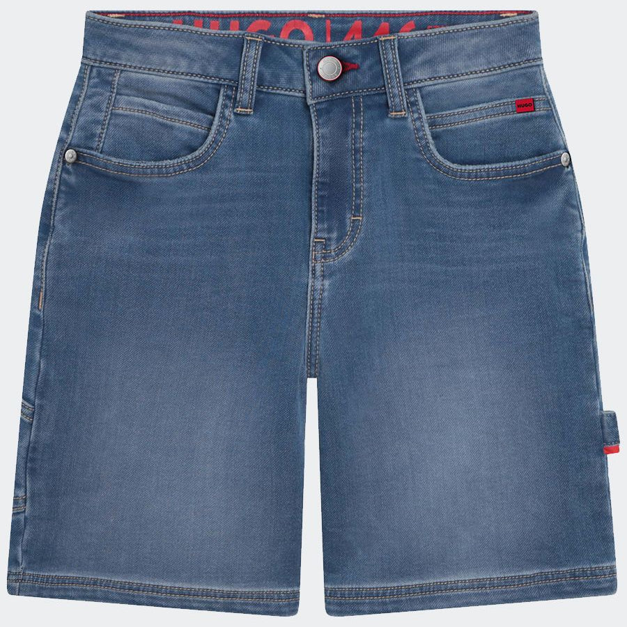 Hugo Five-Pocket Denim Bermuda Shorts