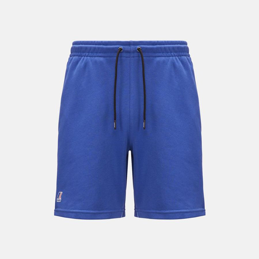K-way Bermuda Shorts in Soft Cotton with Side Printed Logo