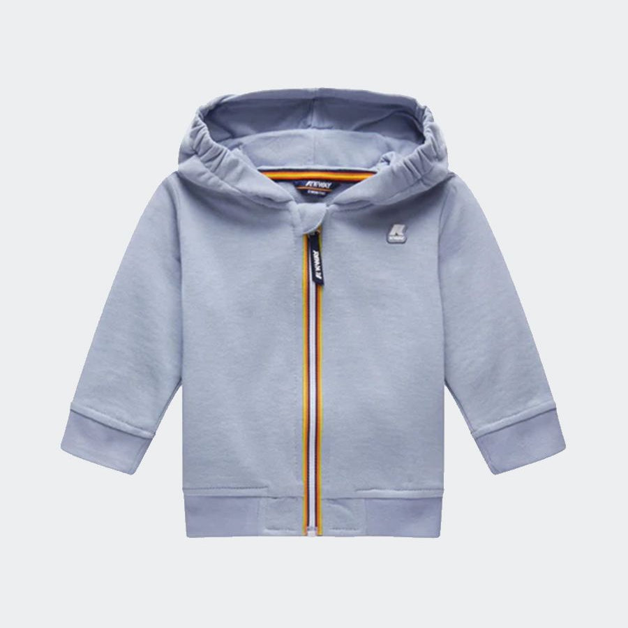 K-way Solid Color Sweatshirt with Logo