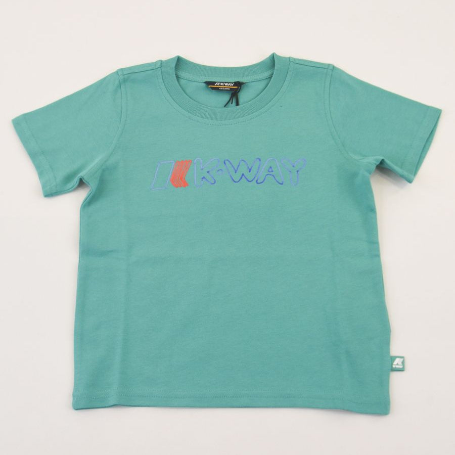 K-way T-shirt with Logo Print
