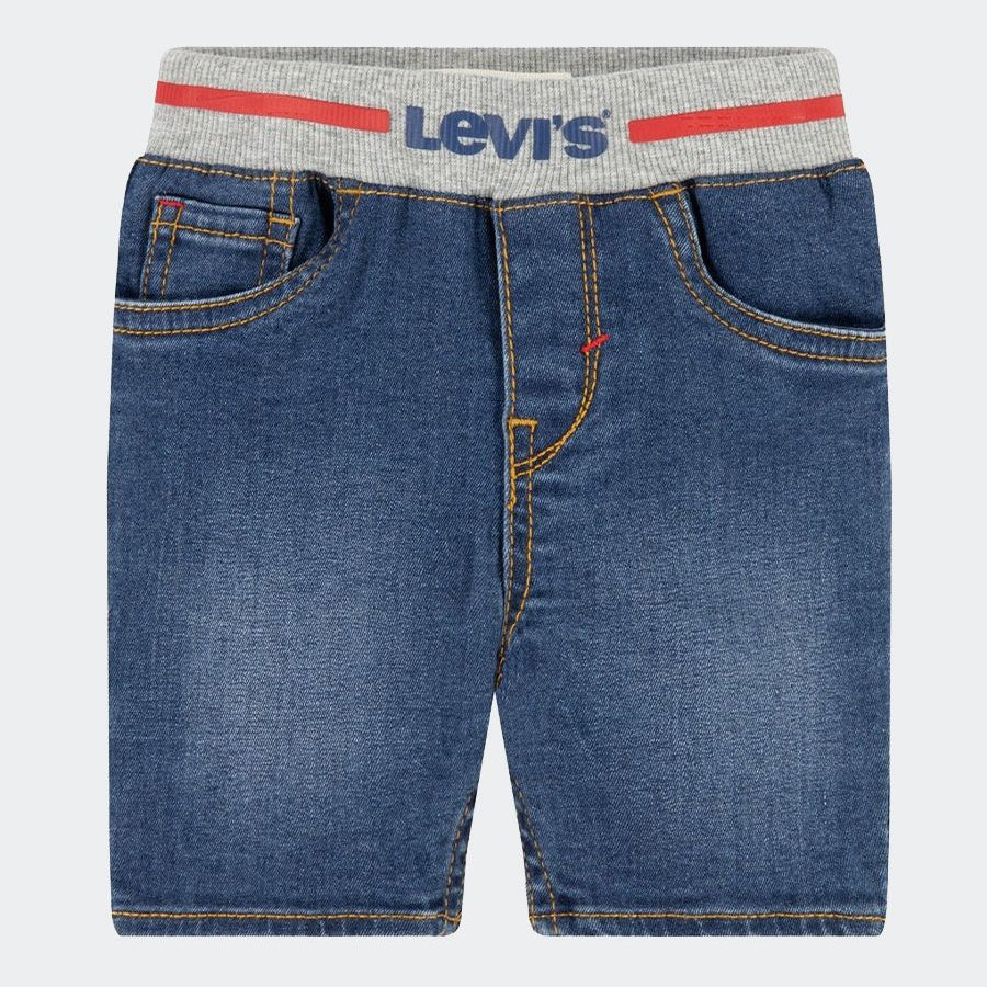 Levis Bermuda Shorts with Elastic Ribbed Waist