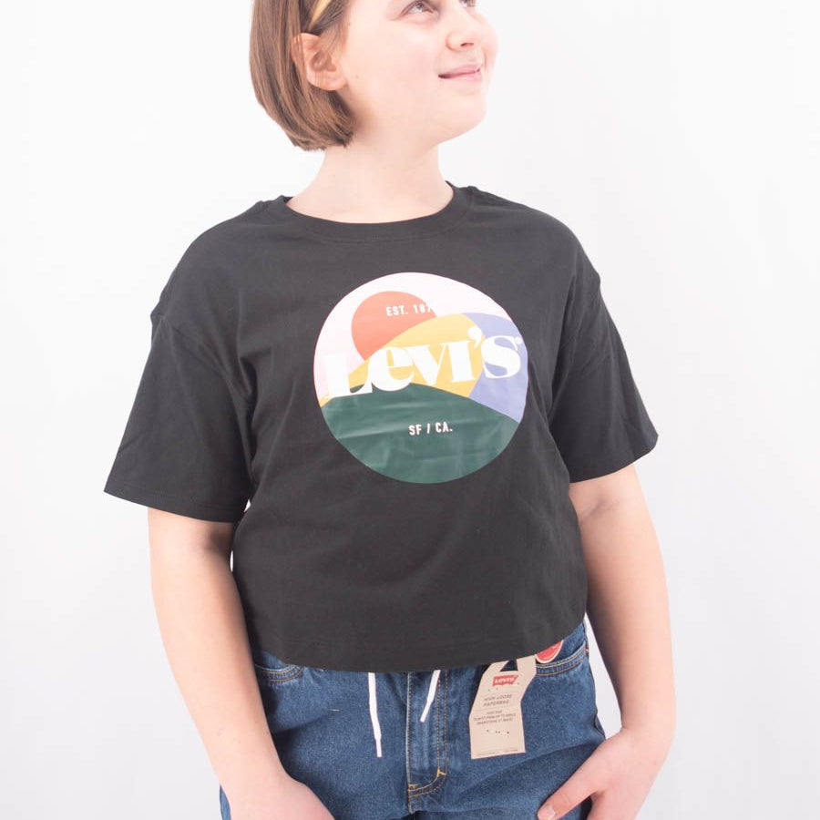 Levis Short Sleeve T-Shirt with Logo Print