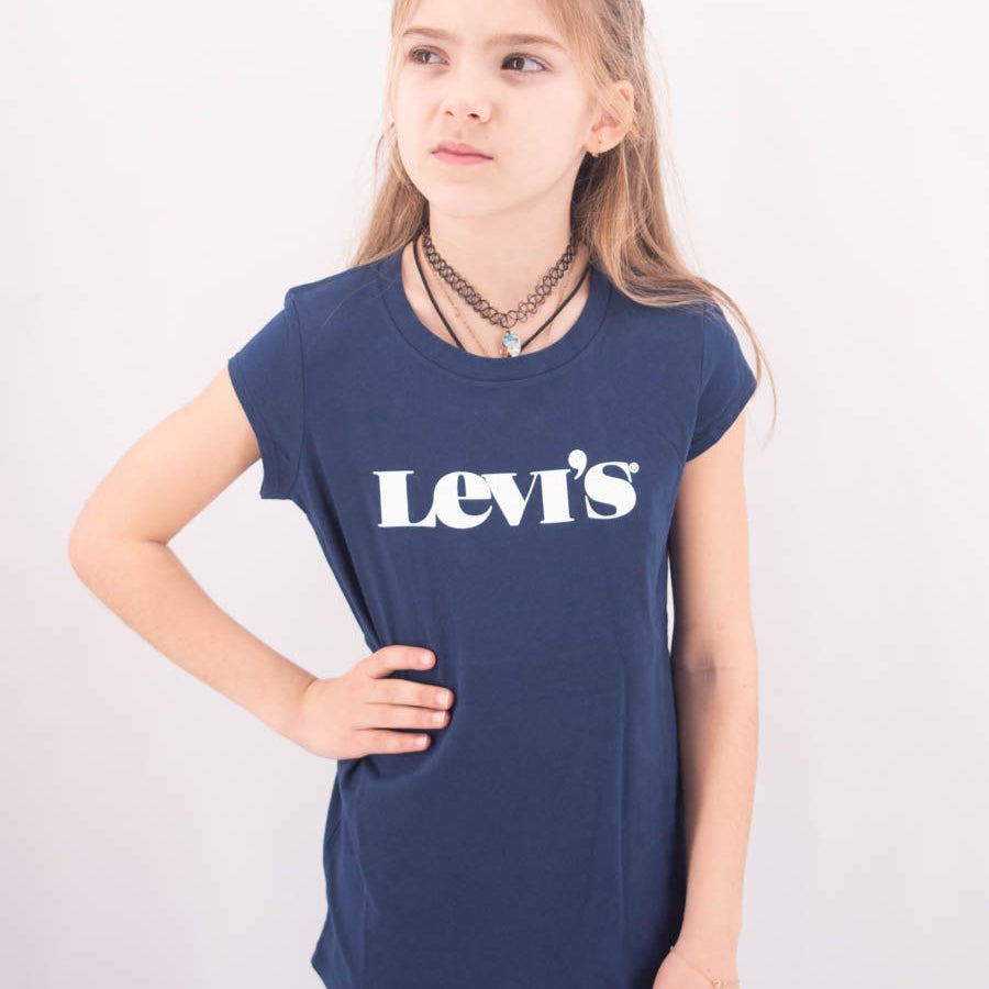 Levis Short Sleeve T-Shirt with Logo Print