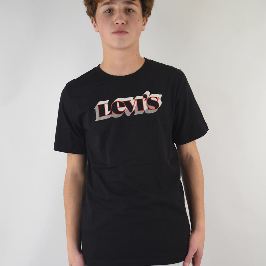 Levis Short Sleeve T-Shirt with Logo Print