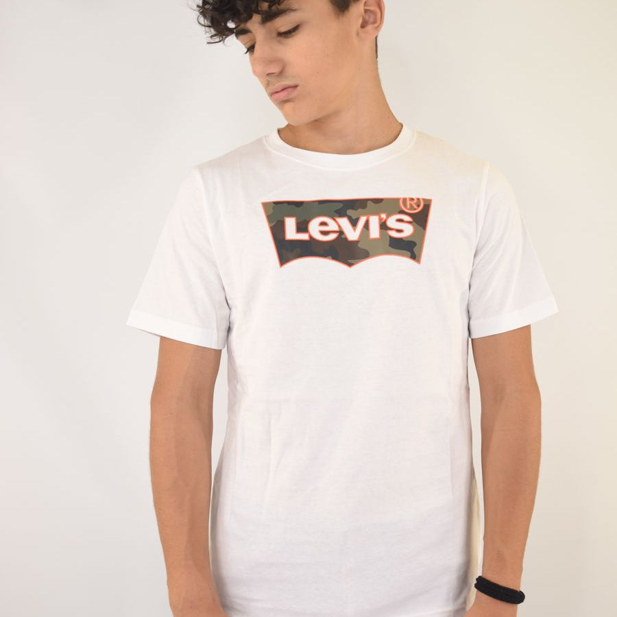 Levis Short Sleeve T-Shirt with Logo Print