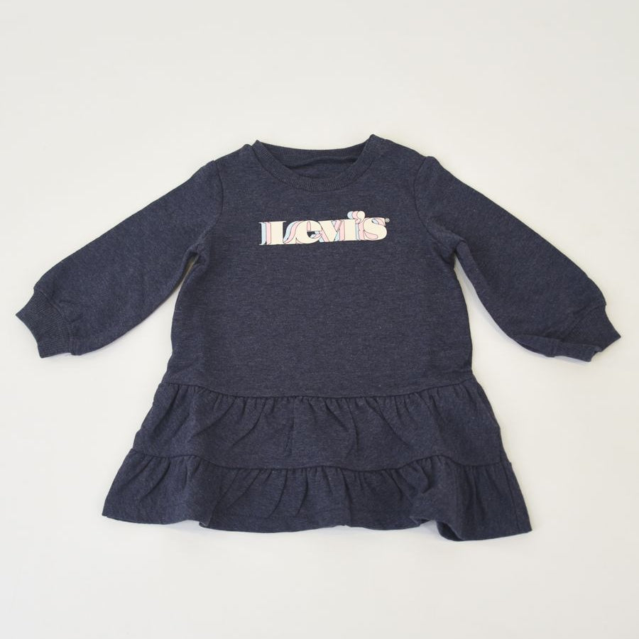 Levis Long Sleeve Crew Neck Dress