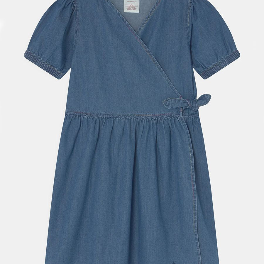 Levis Crossover Sleeve Denim Dress