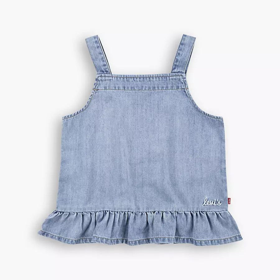 Levis Embroidered Wide Shoulder Denim Top