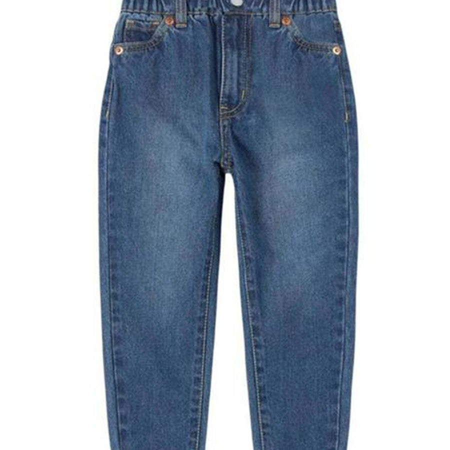 Levis Cotton Denim Jeans with Zip and Button Closure