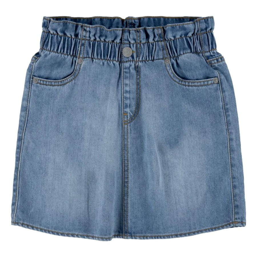 Levis Cotton Denim Skirt with Zip and Button Closure