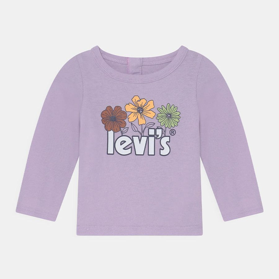 Levis Crew Neck T-Shirt with Logo Print