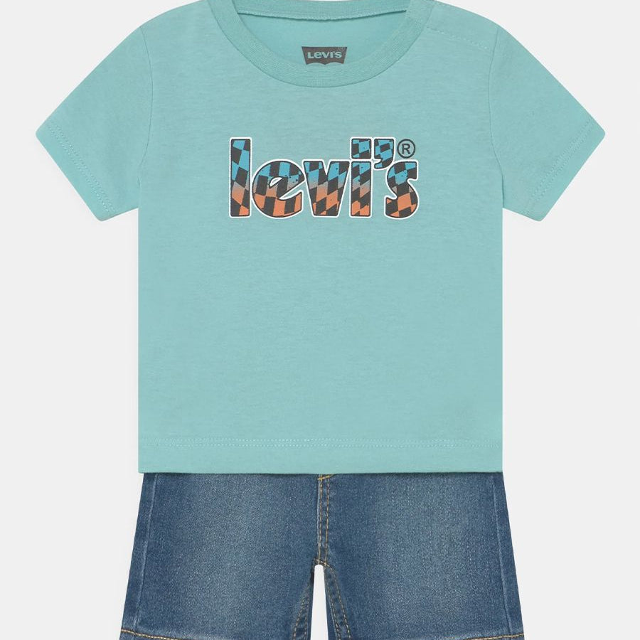 Levis Sports Suit T-shirt and Bermuda shorts