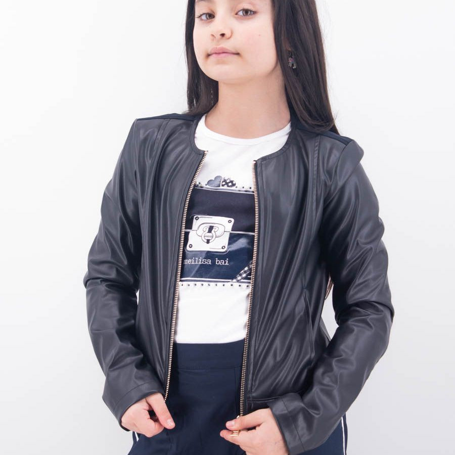 Liu Jo Lightweight Faux Leather Jacket