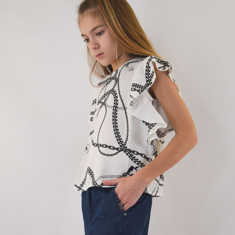 Liu Jo Patterned Sleeveless Top