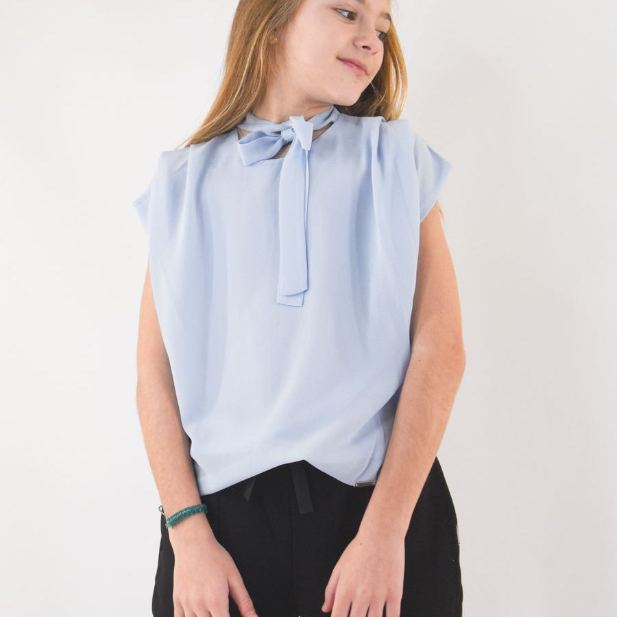 Liu Jo Crew Neck Top With Seamless Cut