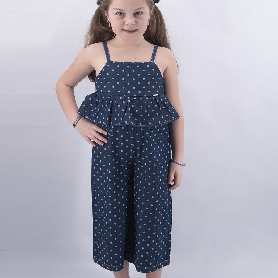 Liu Jo Polka Dot Patterned Narrow Shoulder Dress