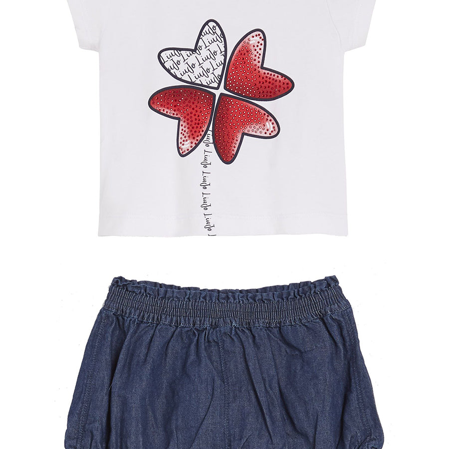 Liu Jo Complete Sports Set T-shirt and Shorts