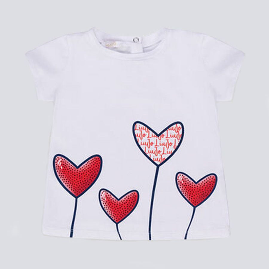 Liu Jo Heart Pattern T-shirt