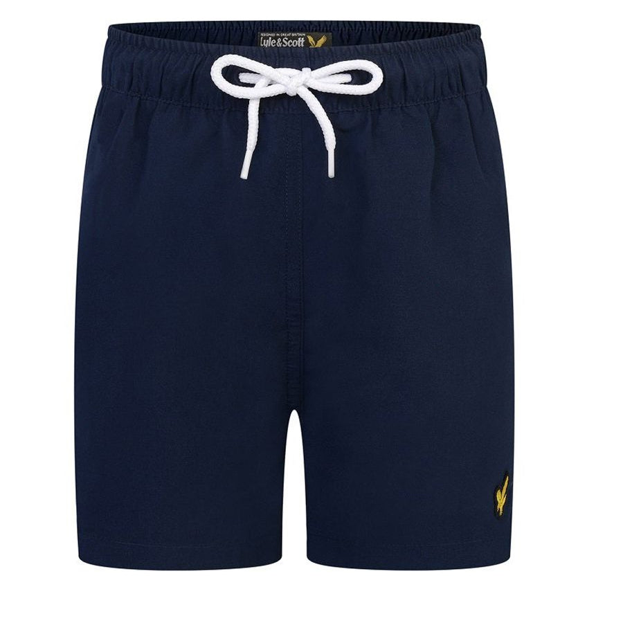 Lyle & Scott Solid Color Boxer Shorts with Front Logo Patch