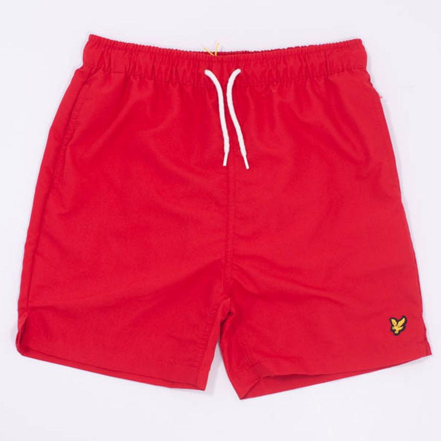 Lyle & Scott Solid Color Boxer Shorts with Front Logo Patch